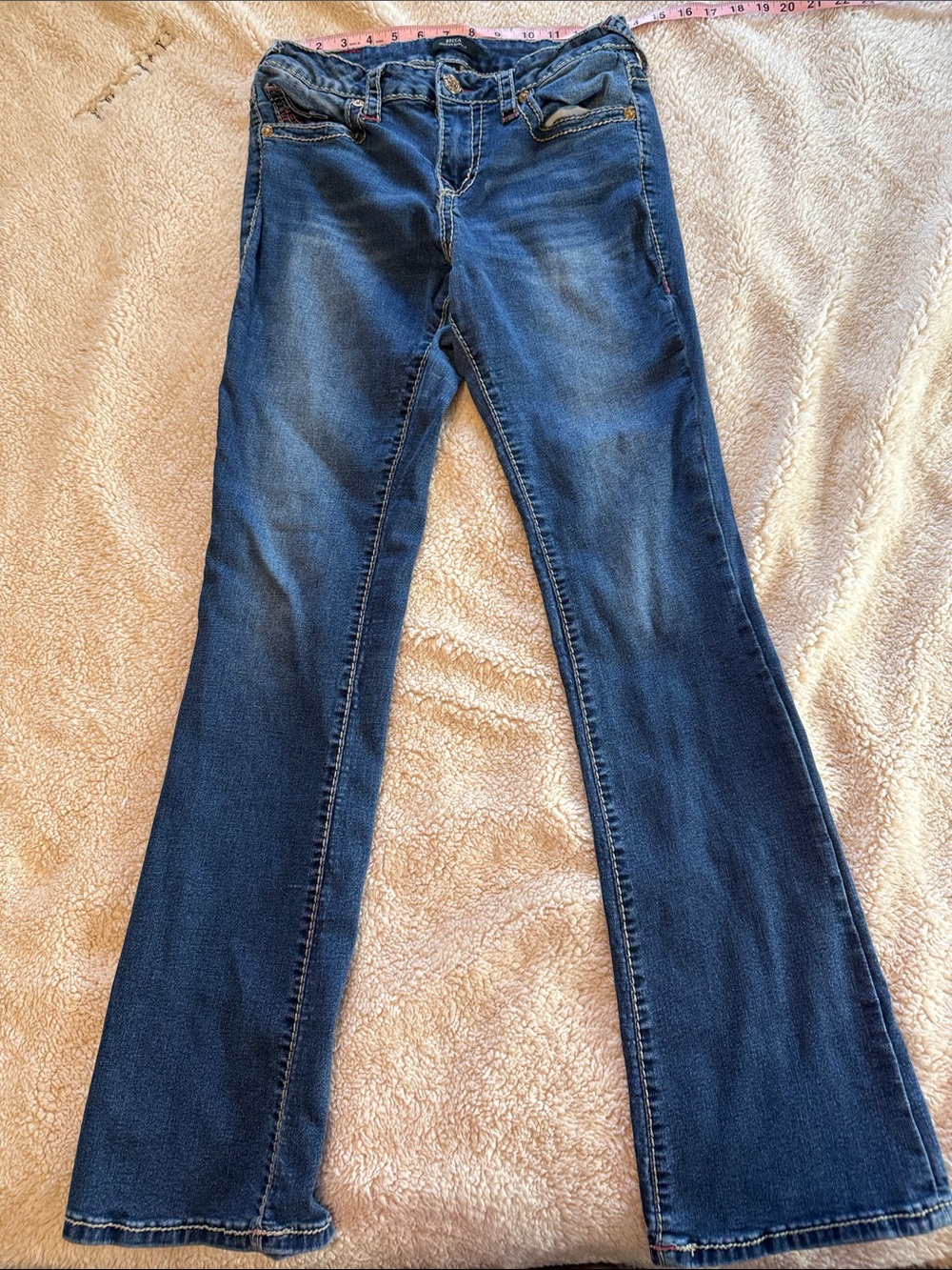 True Religion Becca Dark Blue Flare Jeans